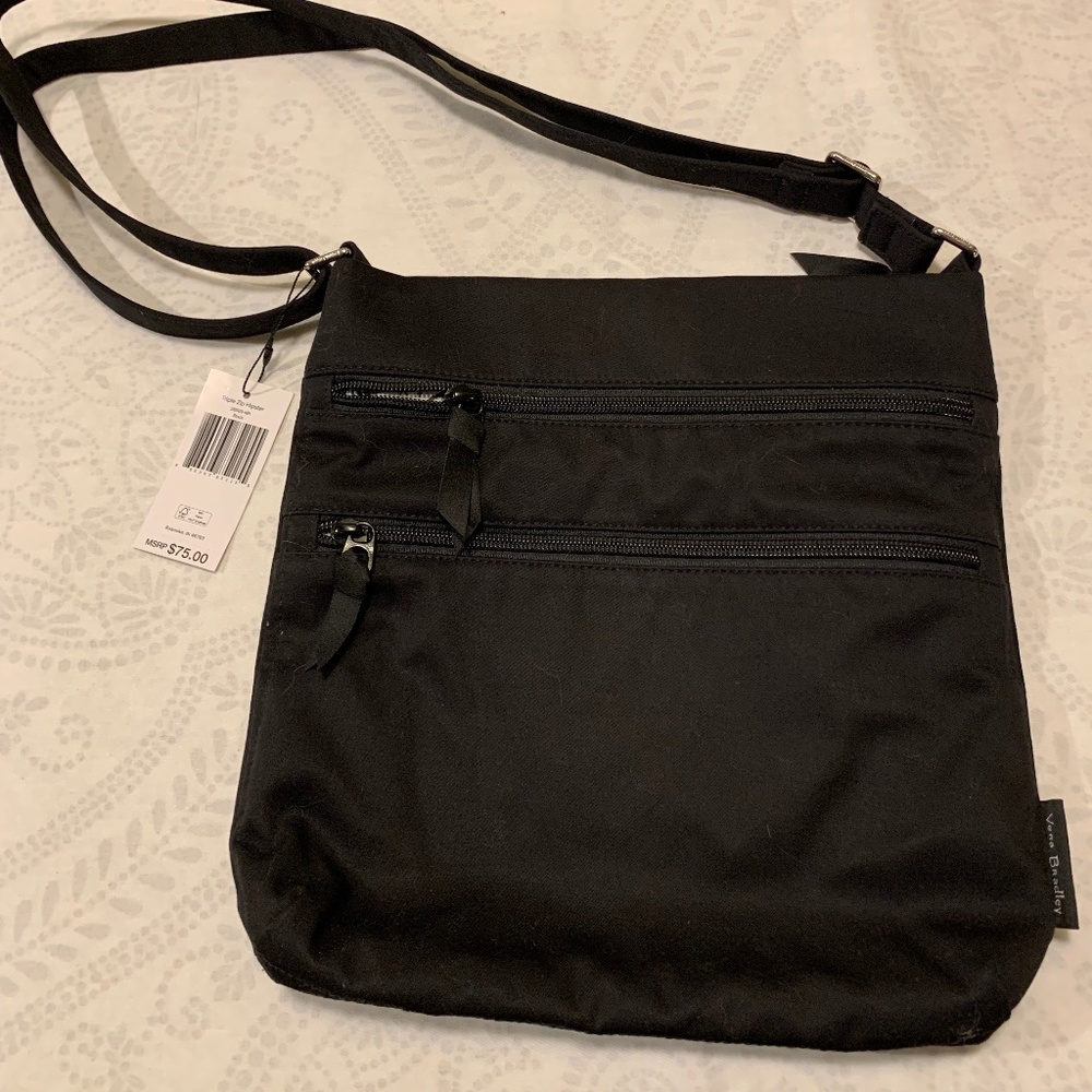 Vera Bradley Triple Zip Hipster Crossbody Bag